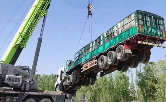 高阳道路脱困救援案例